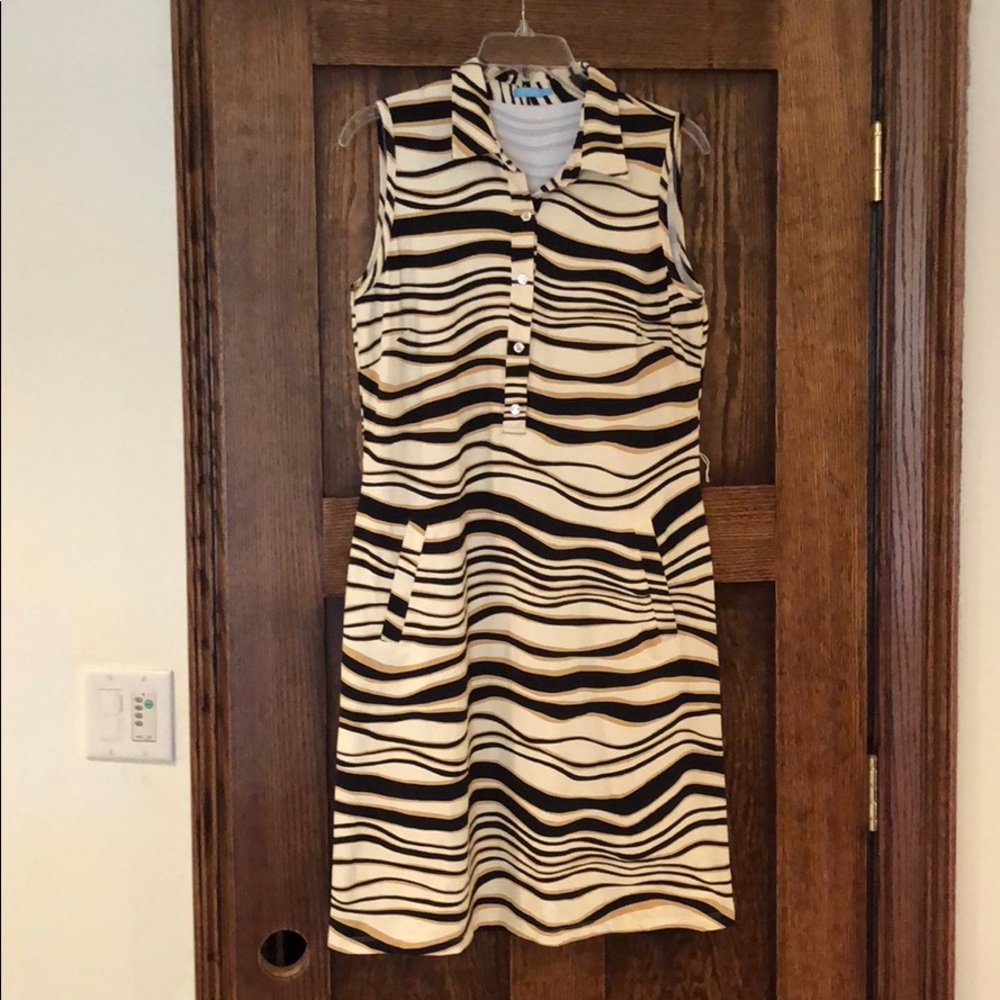 J. McLaughlin Dress with wave pattern